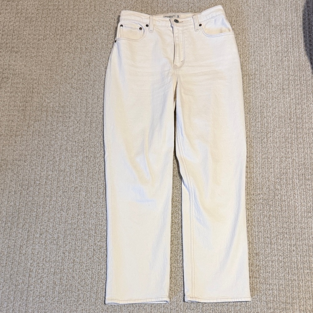 Abercrombie Women's Cream Jeans